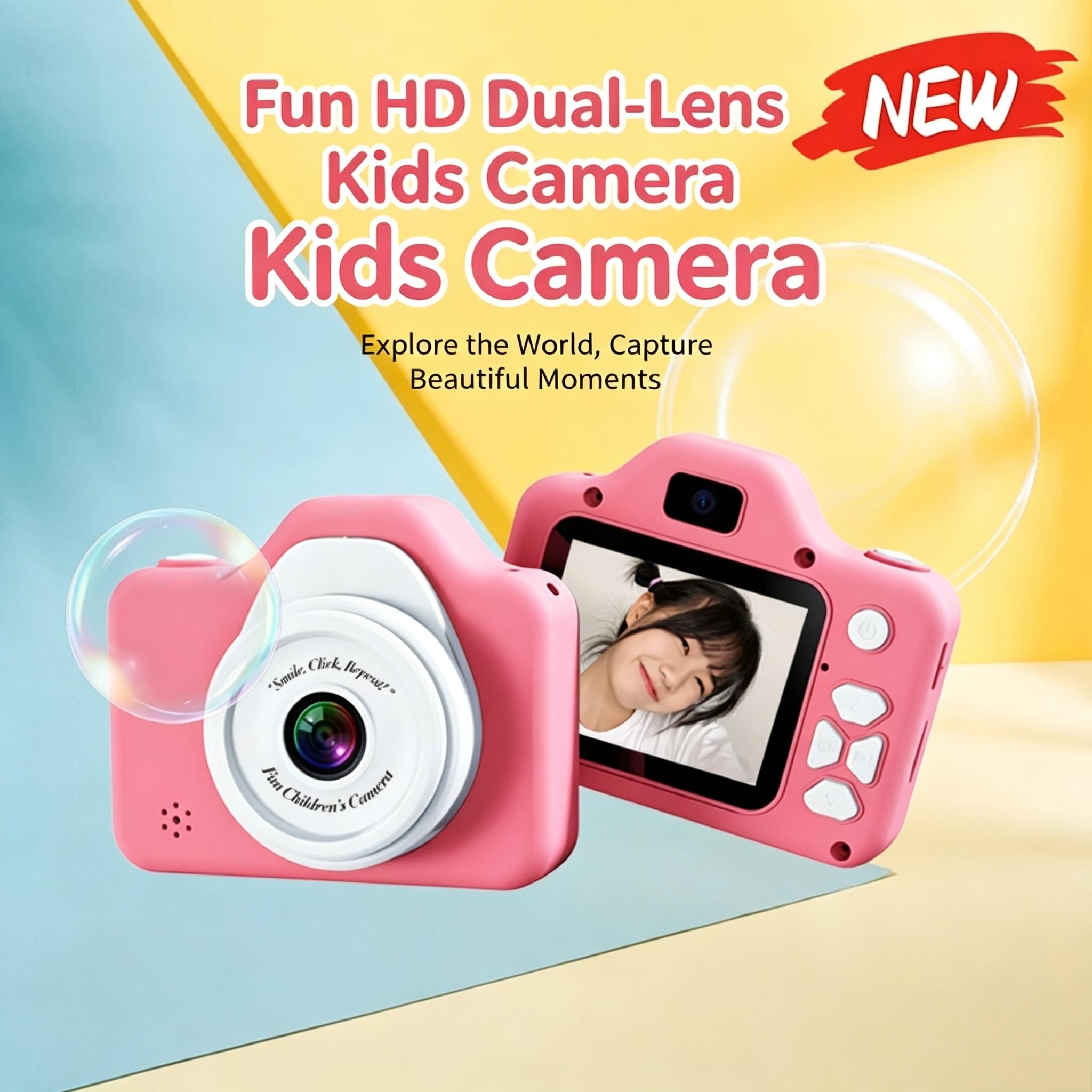 HD Dual Lens Kids Digital Came