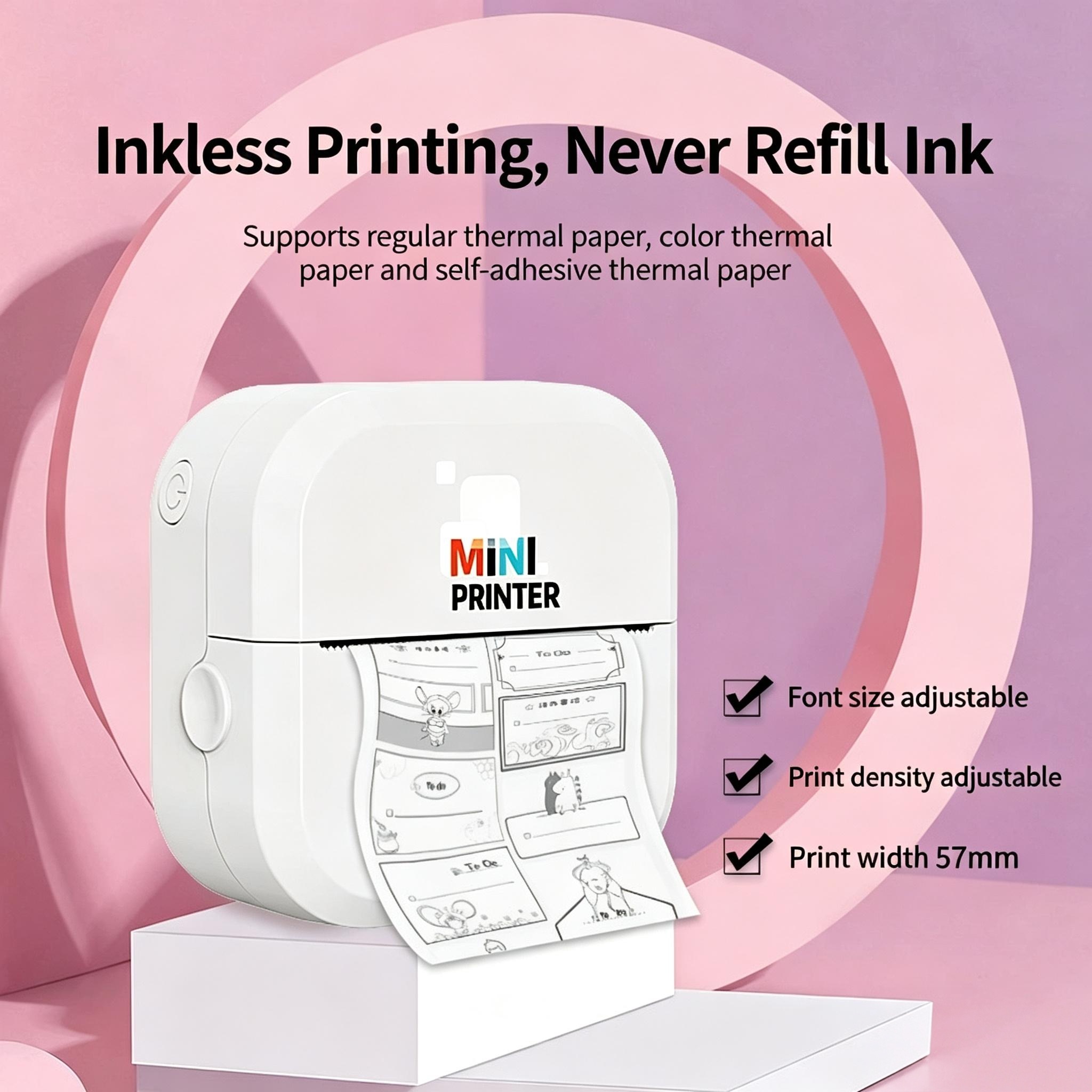 MINI Pocket Thermal Printer Bluetooth Po