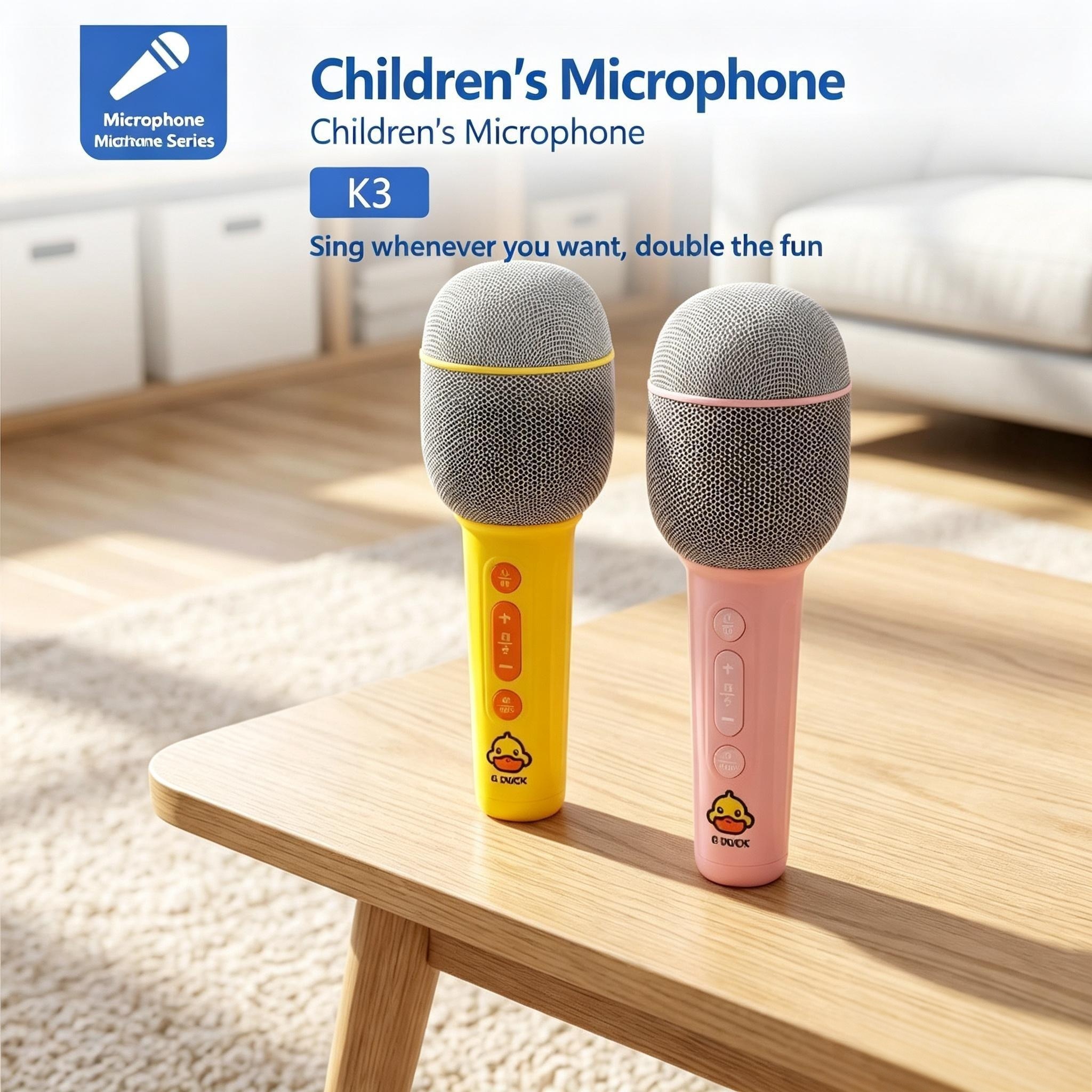 G.DUCK K3 Children Wireless Karaoke Micr