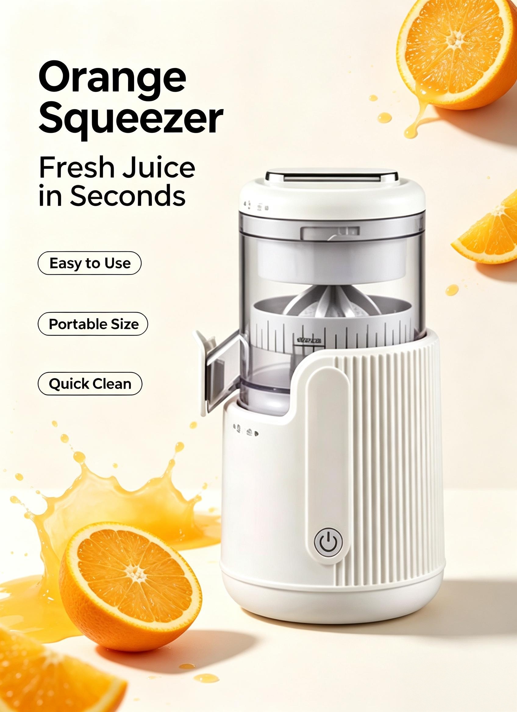 Wireless Electric Orange Juicer Mini Por