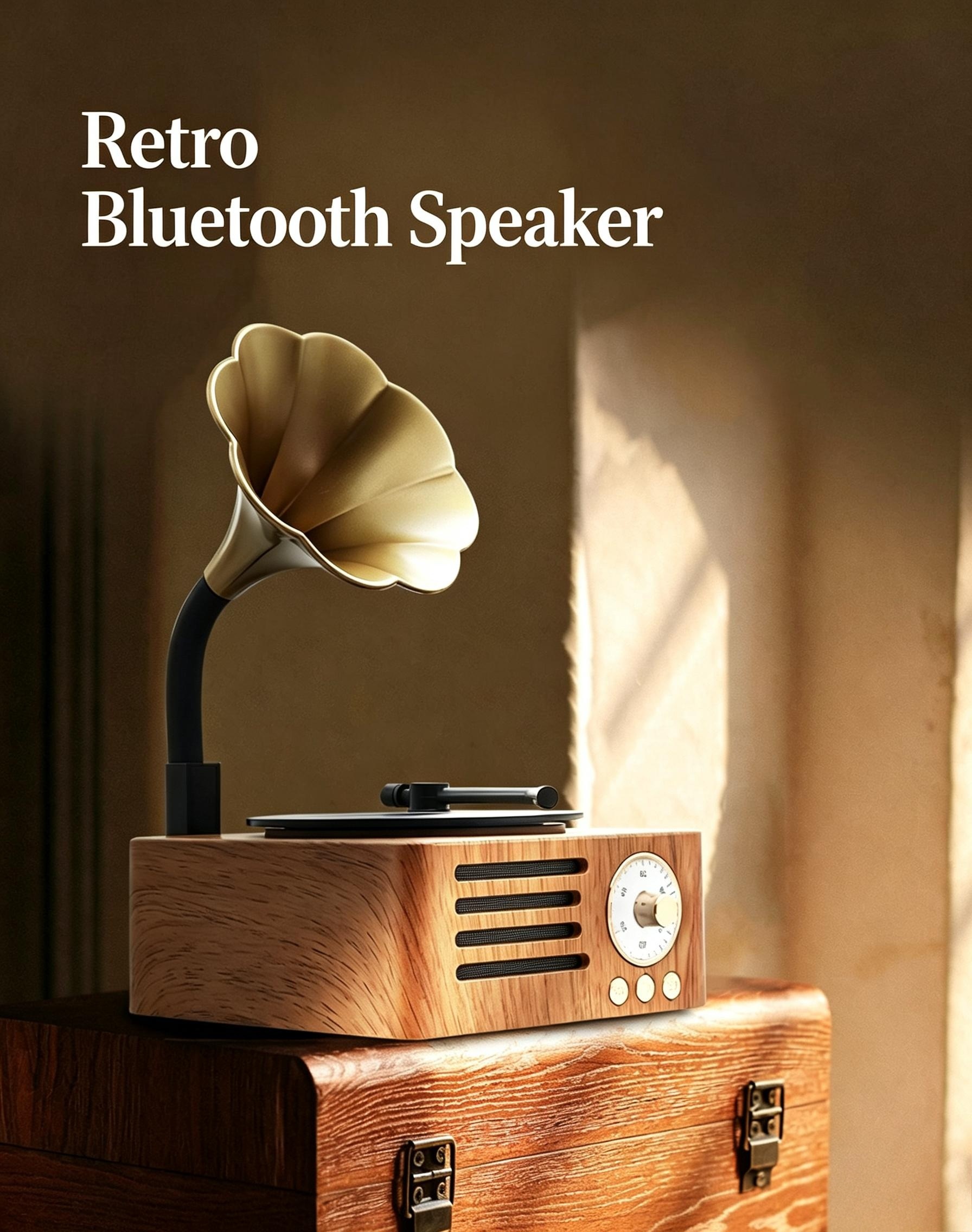 Mini Retro Bluetooth Speaker Imitation G