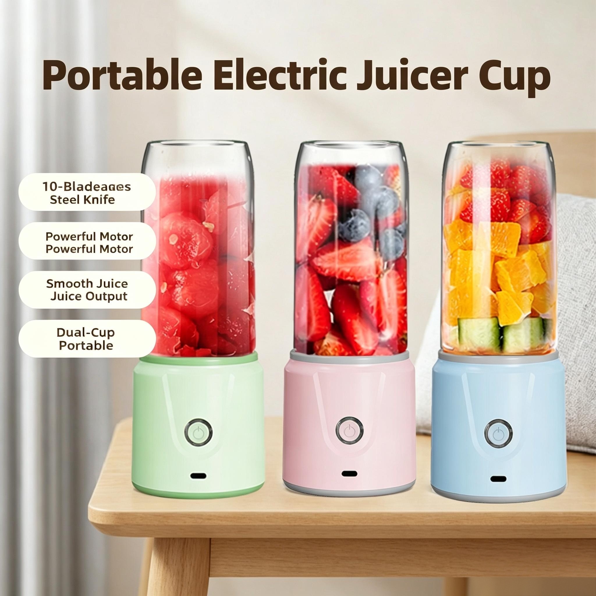 Portable Electric Juicer Cup, 