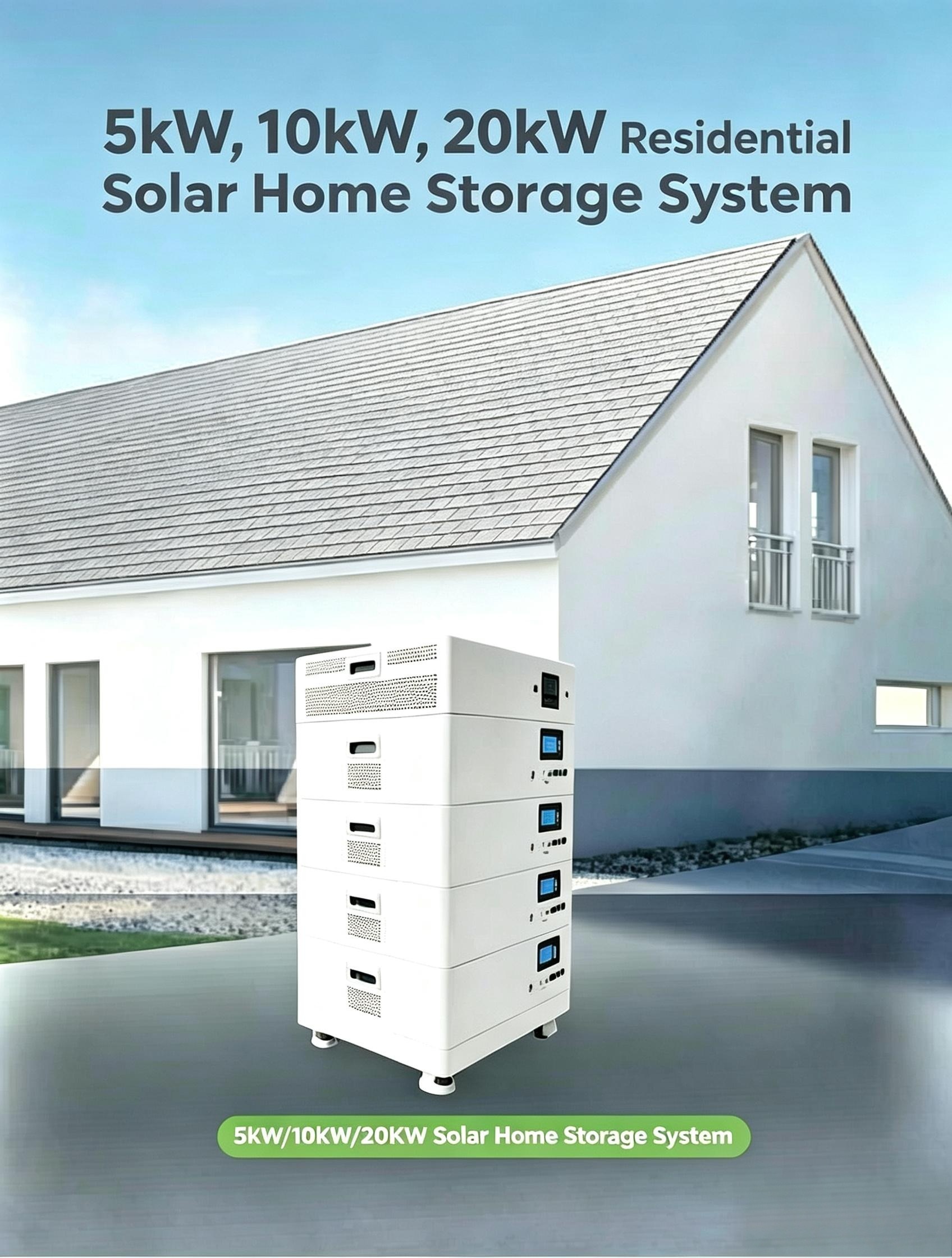 5kW 10kW 20kW Stackable Residential Sola