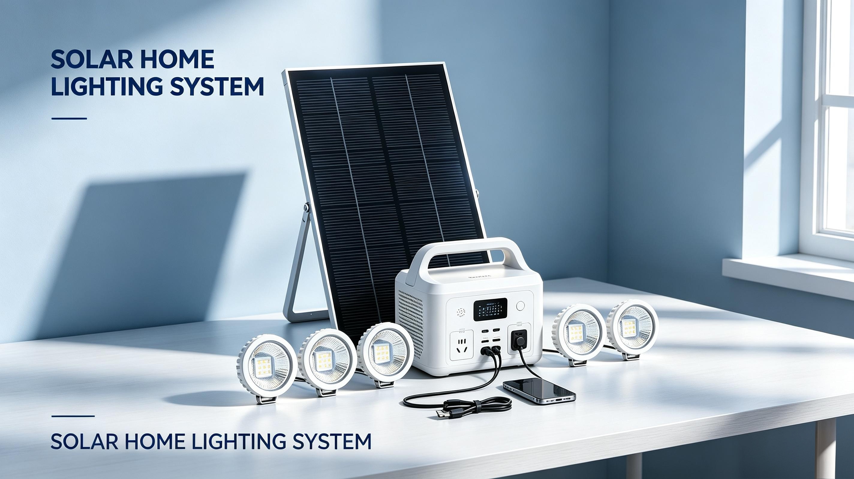 Solar Home Lighting System, Portable PV 